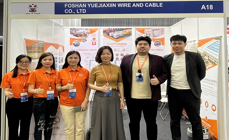 電力電纜知名廠家粵佳信公司精彩亮相2024中國機(jī)電產(chǎn)品（新加坡）品牌展覽會