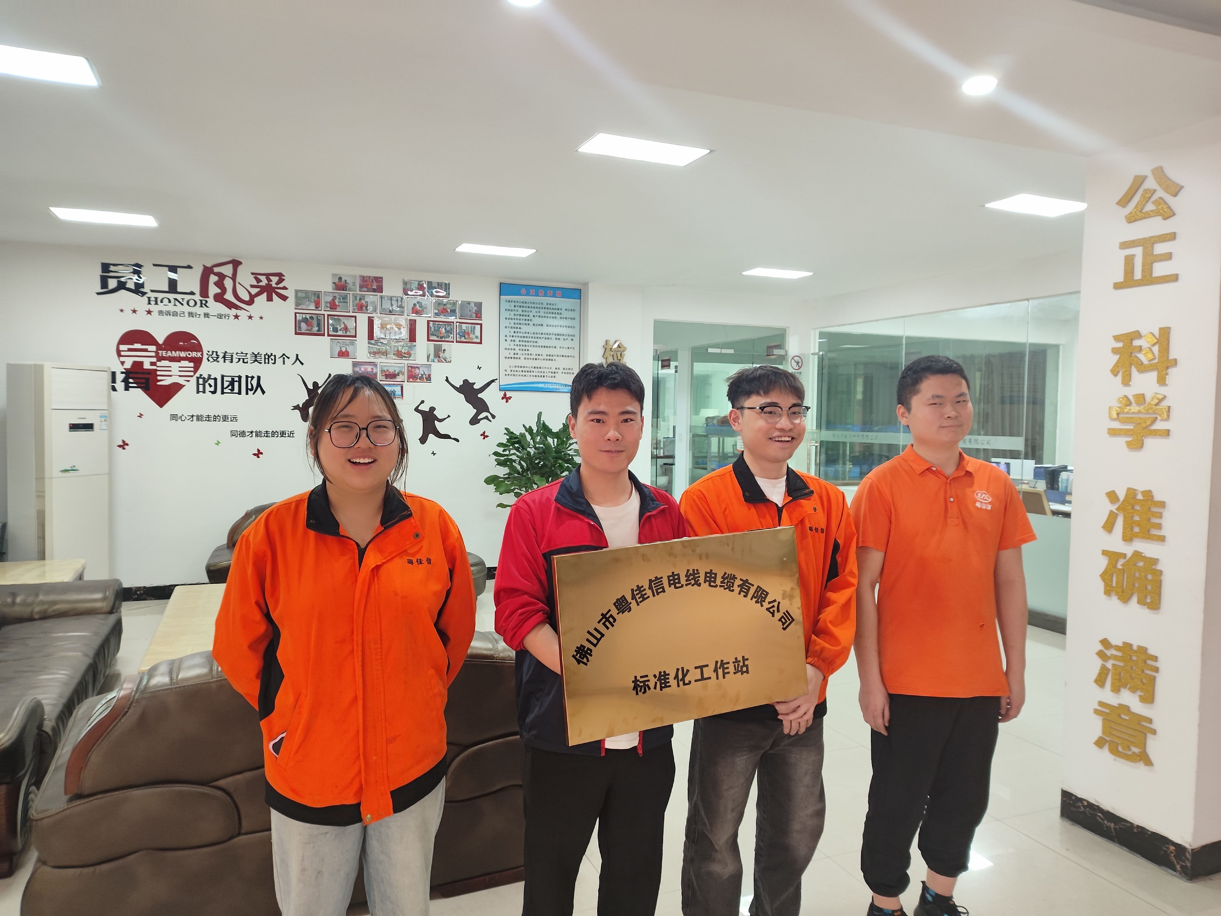 佛山市粵佳信電線電纜有限公司標(biāo)準(zhǔn)化試點(diǎn)工作順利推進(jìn)