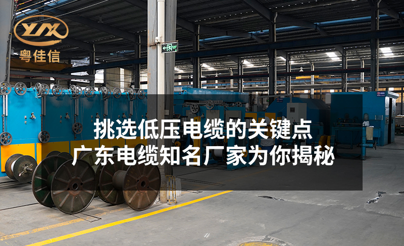 挑選低壓電纜的關鍵點，廣東電纜知名廠家粵佳信為你揭秘